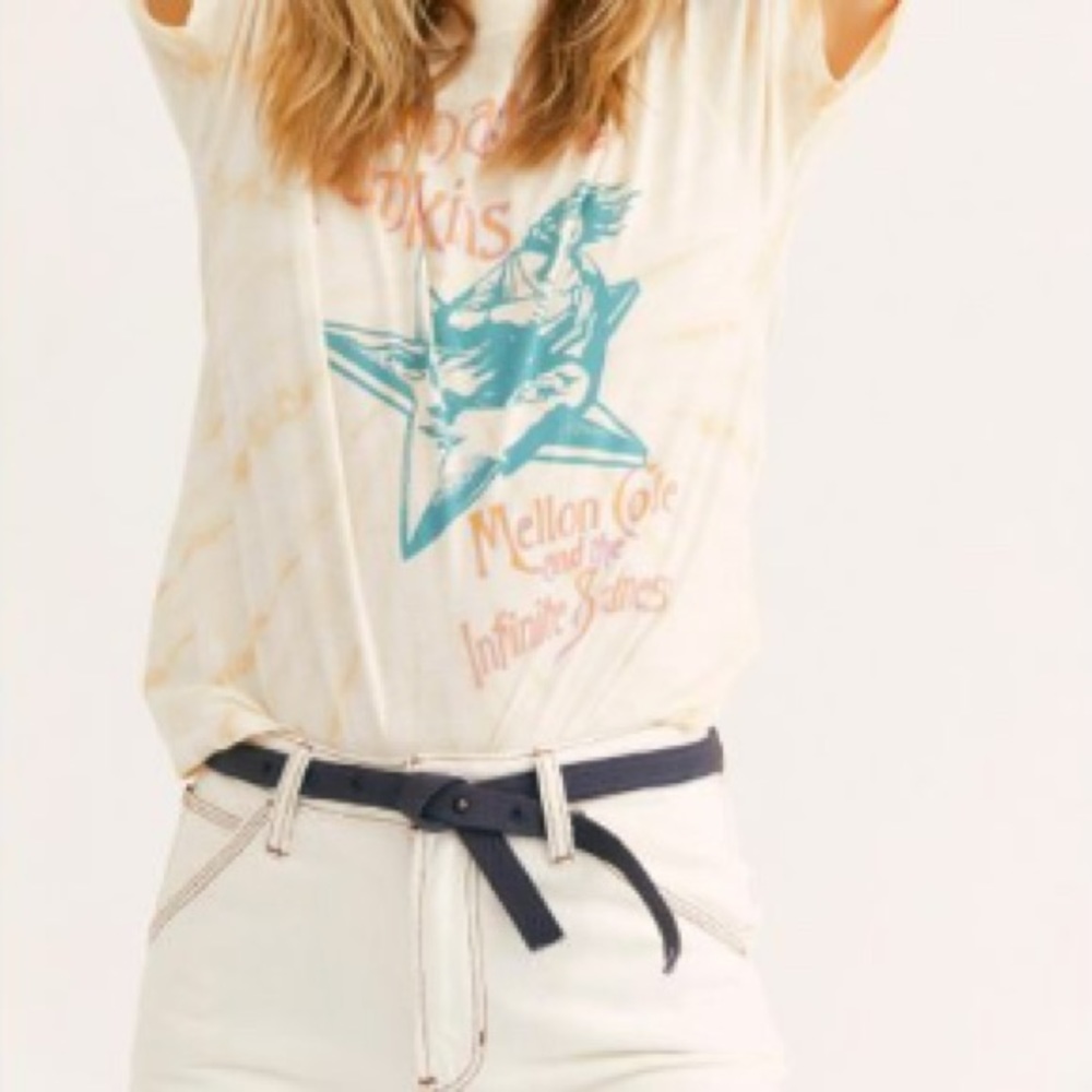 NWOT belt Free People East Village peg blue